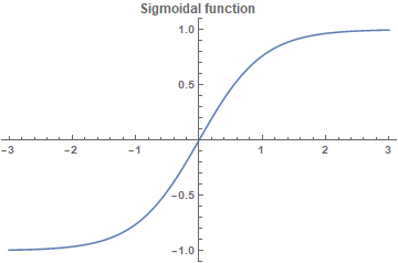 Sigmoidal function